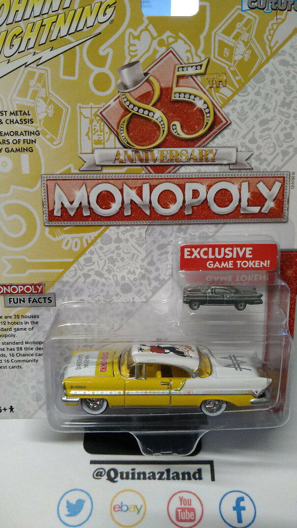 NG01 Johnny Lightning Pop Culture Monopoly 1957 Lincoln Premier
